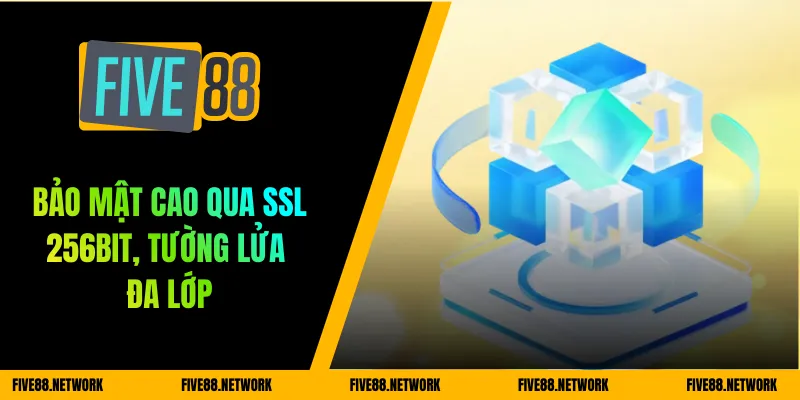 Bảo mật cao qua SSL 256bit, tường lửa đa lớp