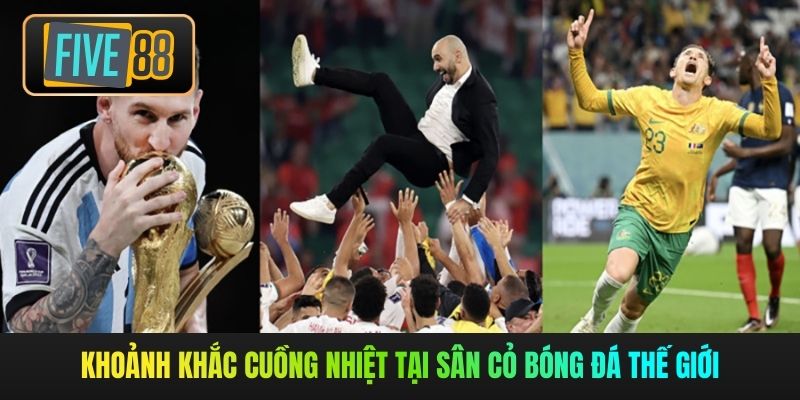 Khoảnh khắc cuồng nhiệt tại sân cỏ bóng đá thế giới